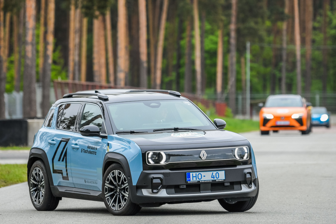 "Latvijas e-Auto" 2026./2027. gada sezonas pirmā testu diena.