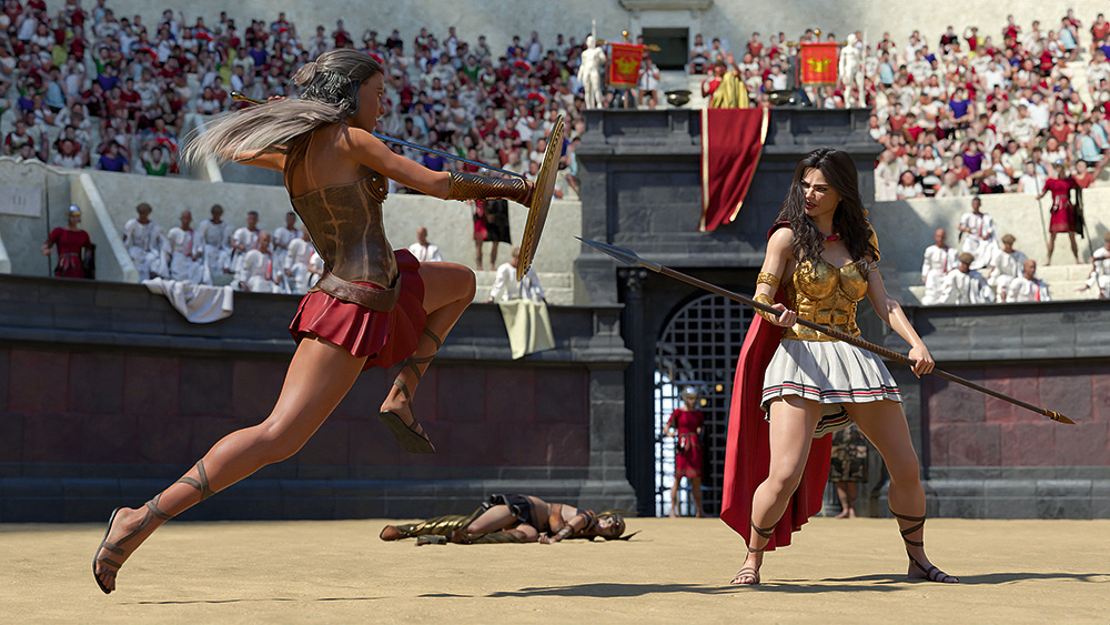 Sievietes gladiatores