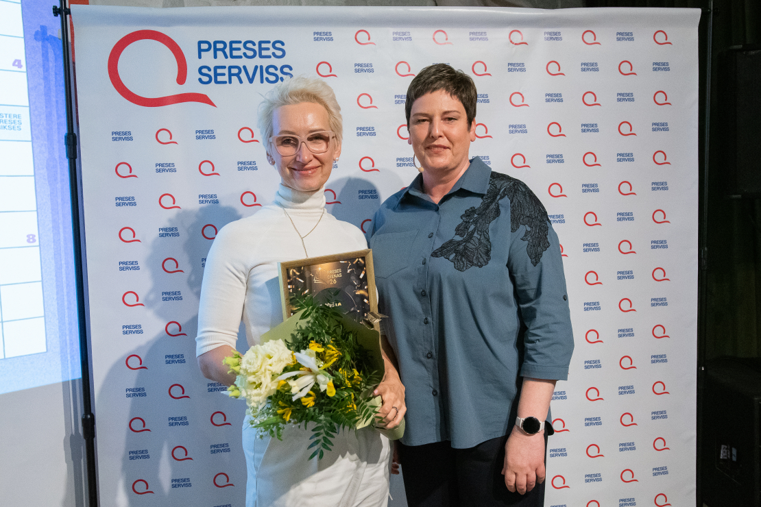 Apbalvoti labākie 2025. gada preses izdevumi.