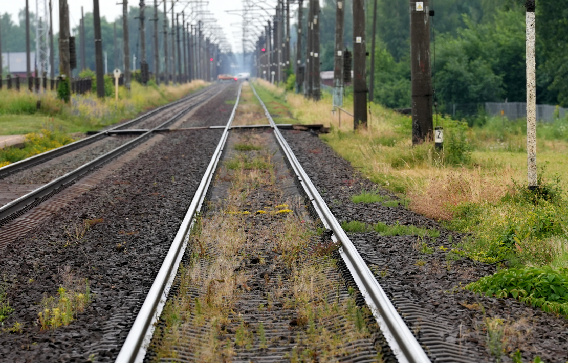 Dzelzceļa sliedes. Ilustratīvs attēls.
