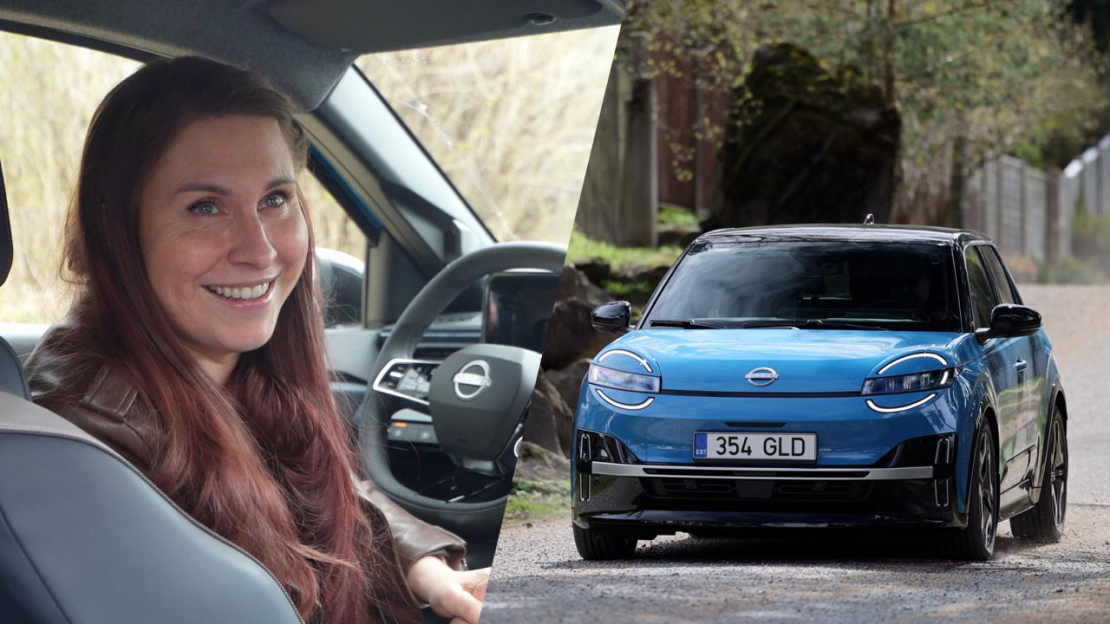 Sanda Dejus un Nissan Micra.