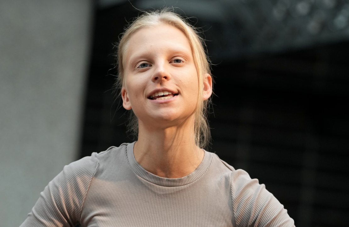 Dailes teātra aktrise Madara Viļčuka.