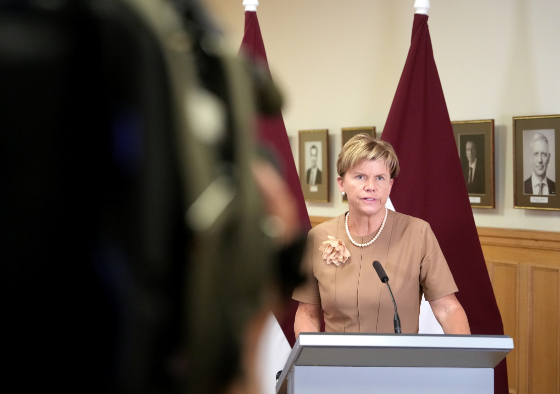 Latvijas ārlietu ministre Baiba Braže.