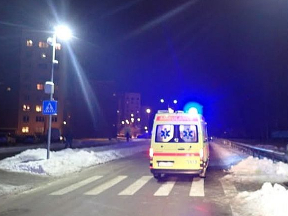 Gājēju pāreja Olainē, uz kuras automašīnas vadītājs notrieca sievieti.