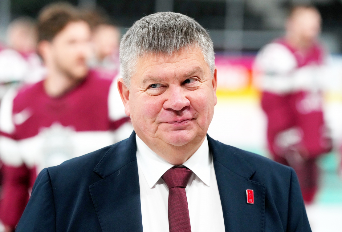 Latvijas Hokeja federācijas prezidents Aigars Kalvītis.
