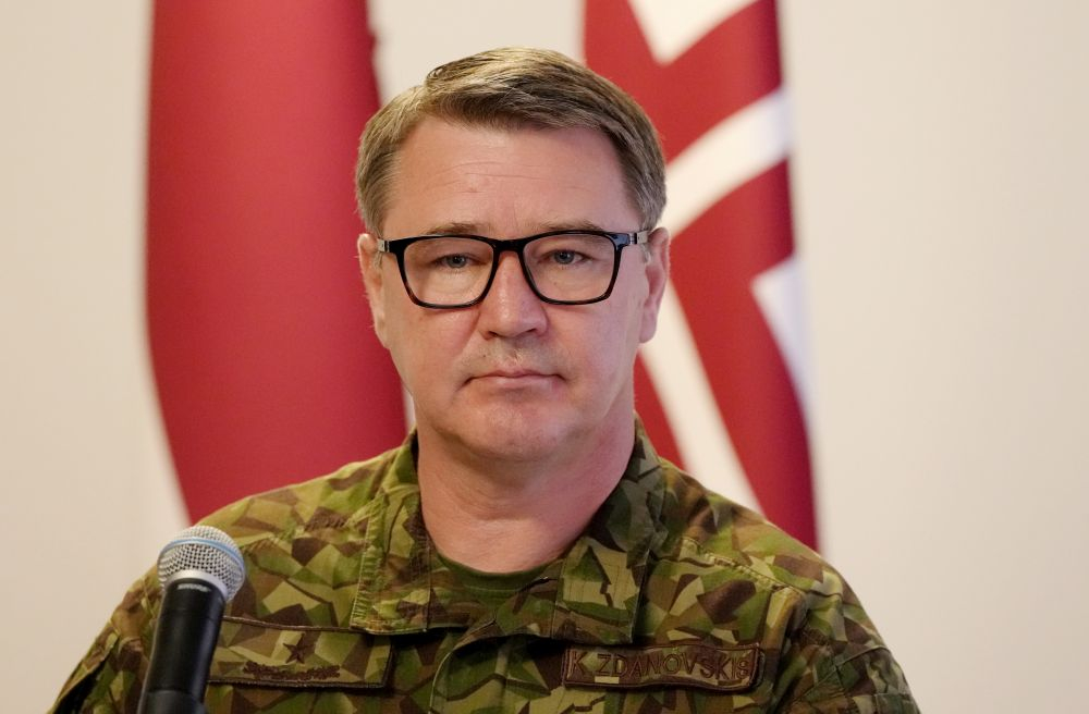 Nacionālo bruņoto spēku (NBS) Apvienotā štāba priekšnieka vietnieks atbalsta jautājumos brigādes ģenerālis Kaspars Zdanovskis.
