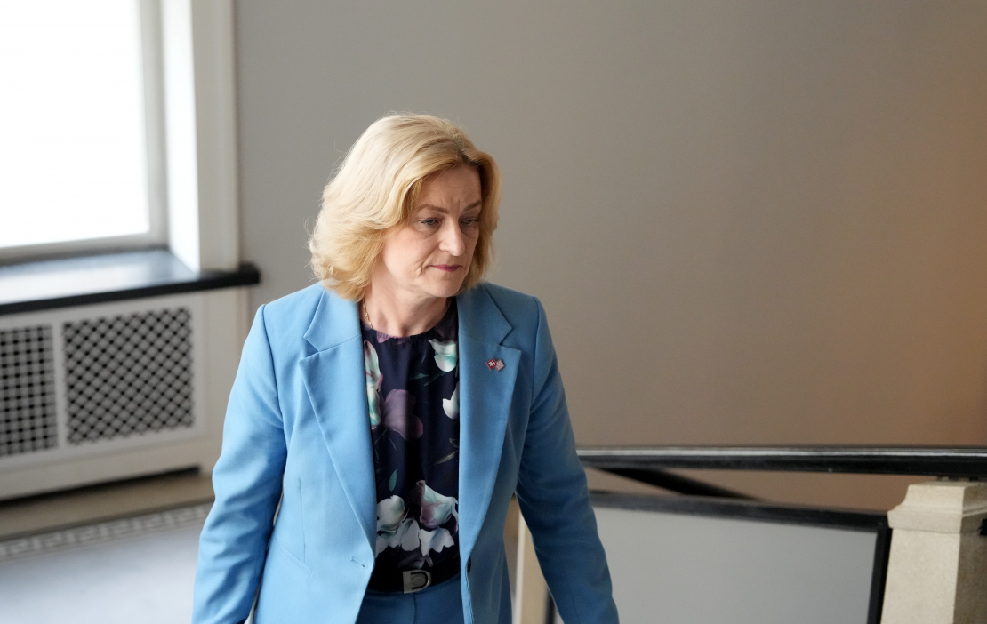 Izglītības un zinātnes ministre Ilze Indriksone (NA).
