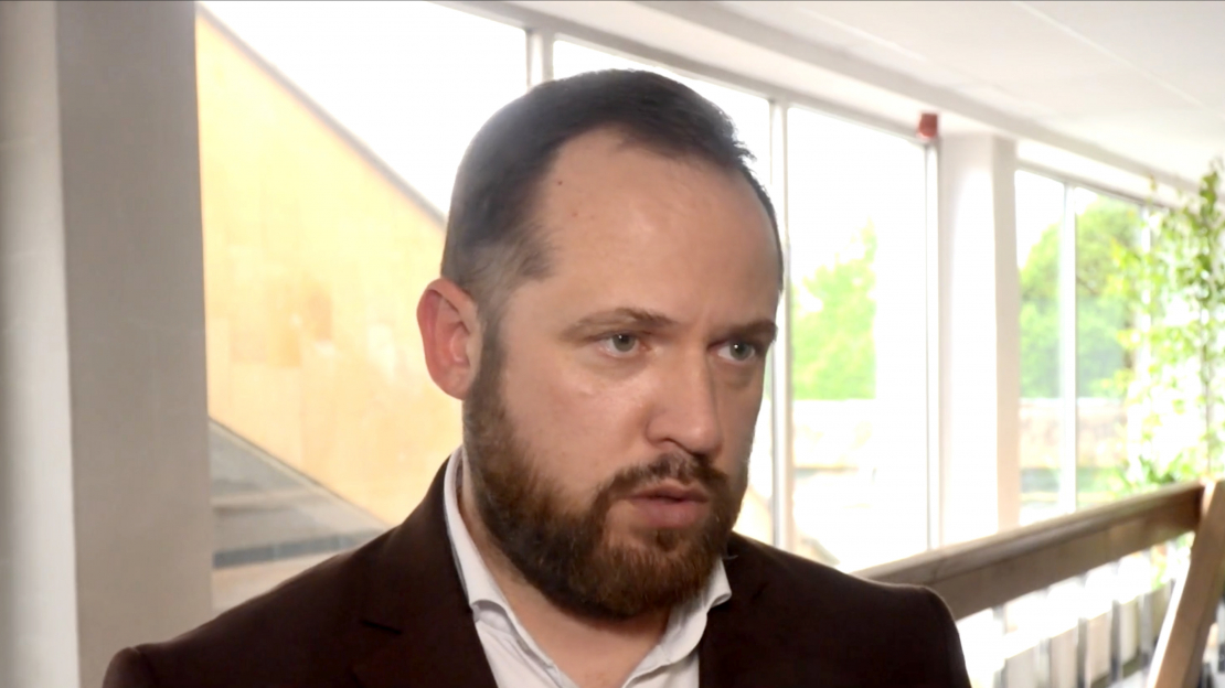 Mārtiņš Trons, biedrības "Zemnieku saeima" valdes loceklis.