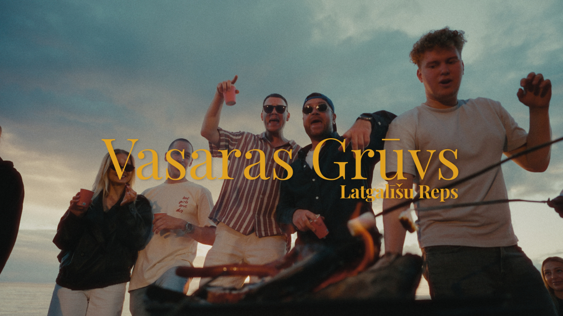 Grupas "Latgalīšu reps" dziesmas "Vasaras grūvs" titulbilde.