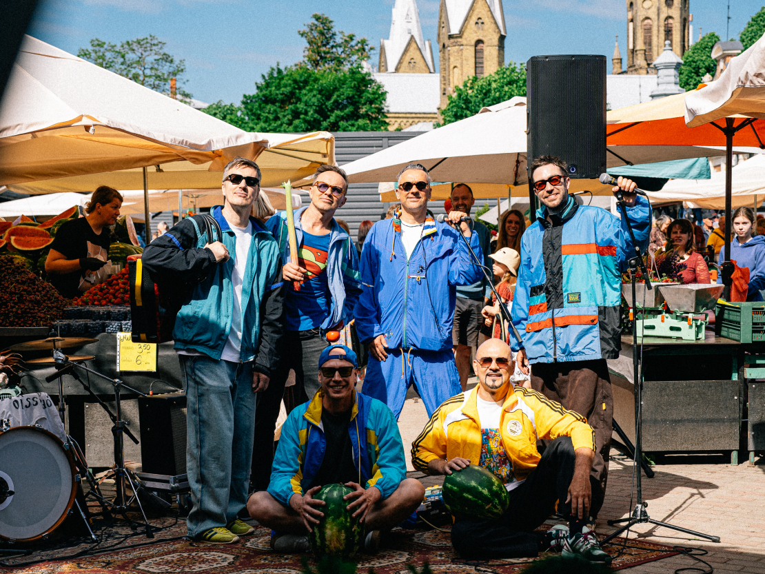Grupa "Prāta vētra" un Fiņķis.
