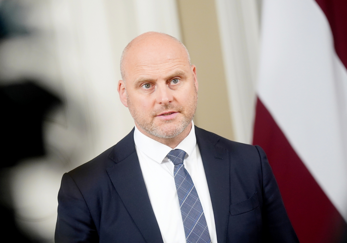Ministru prezidents Andris Kulbergs piedalās preses konferencē pēc tikšanās ar Valsts prezidentu Rīgas pilī.