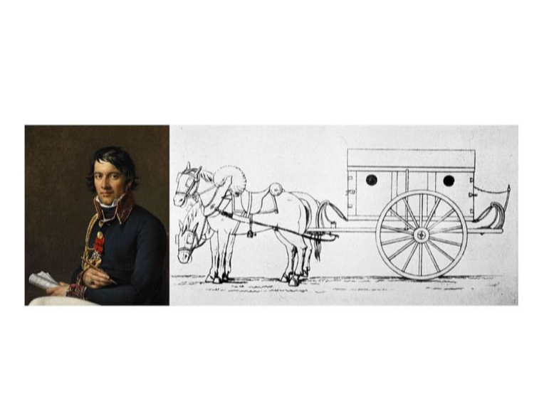 Dominiks Žans Larē (1766–1842) un "lidojošā ambulance".