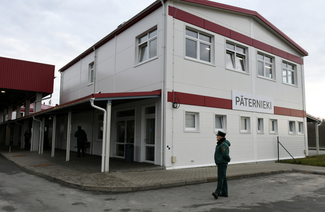 Robežas kontroles punkts "Patarnieki" Piedrujas pagastā Krāslavas novadā.