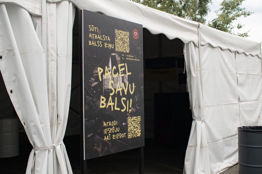 Biedrības "Tavi draugi" atbalsta akcijas "Pacel savu balsi" atklāšanas pasākums.