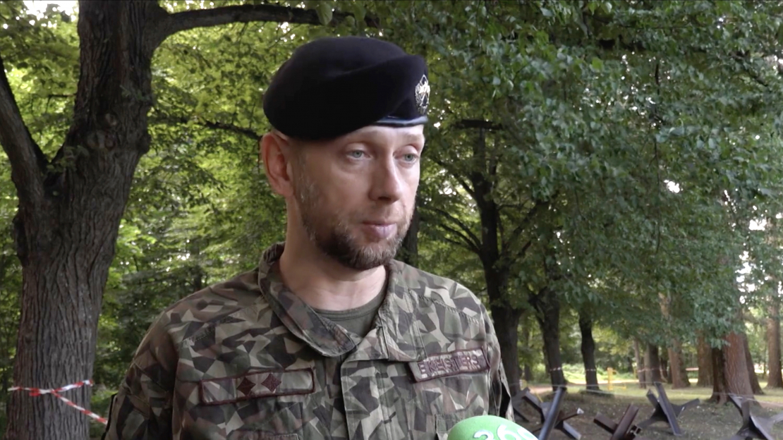 Zemessardzes 1. Rīgas brigādes komandieris pulkvežleitnants Ēriks Keisters.