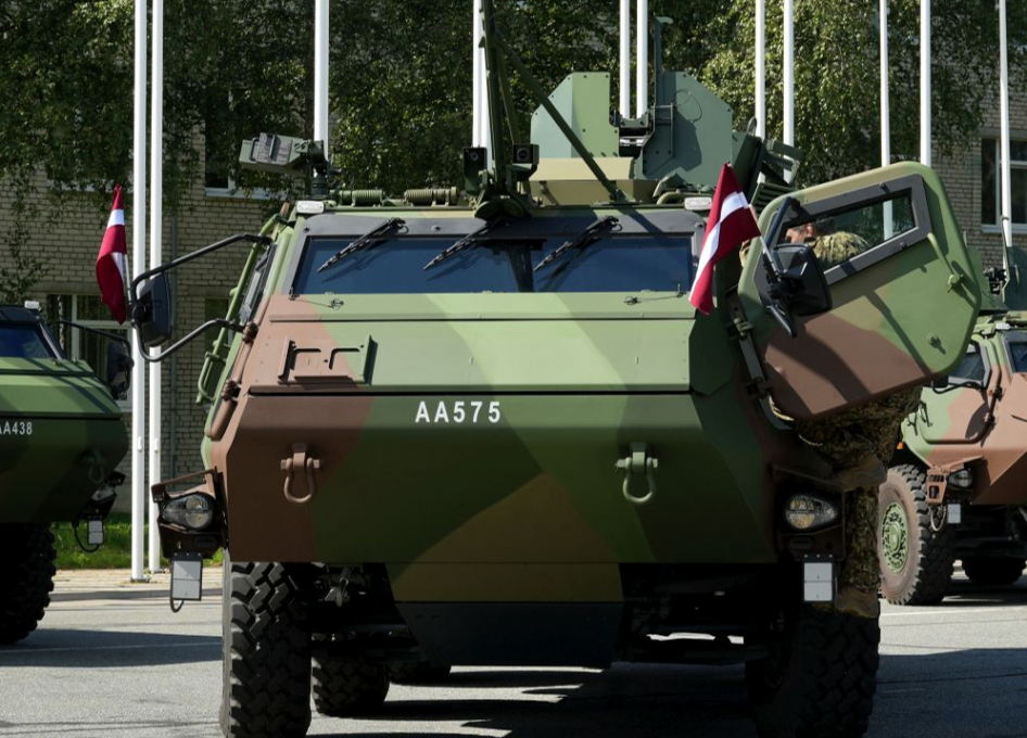 Latvijā ražotās "Patria". Latvijā ražotās "Patria".