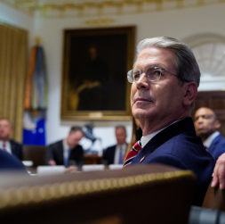 ASV finanšu ministrs Skots Besents (Scott Bessent).