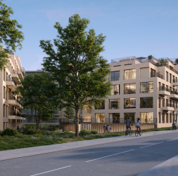 Vienības gatves apkaimē jauns daudzdzīvokļu nama projekts.