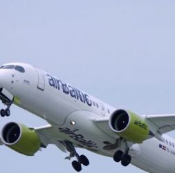 "airBaltic". "airBaltic".