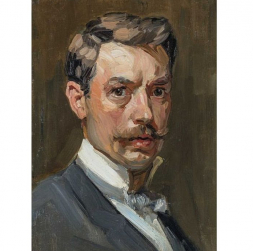 Jaņa Rozentāla (1866–1916) pašportrets Nacionālajā mākslas muzejā.