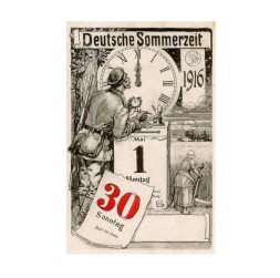 Vasaras laiku popularizējoša pastkarte.