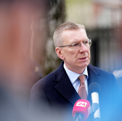 Valsts prezidents Edgars Rinkēvičs.