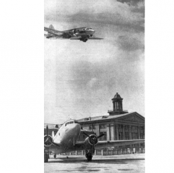 Rīgas lidosta Spilvē 1956. gadā.