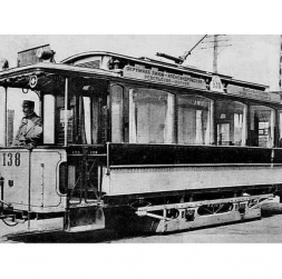 Rīgas tramvajs 20. gs. sākumā.