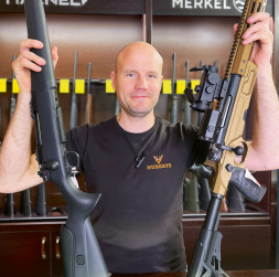 Veikala Huberts pārstāvis Armands Reķis.
