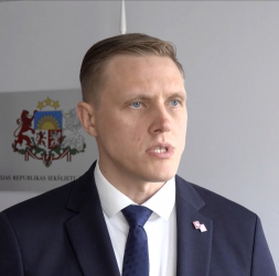 Iekšlietu ministrs Jānis Dombrava.