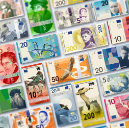 Jaunā dizaina eiro banknotes veidotas par divām tēmām – "Eiropas kultūra" un "Upes un putni".