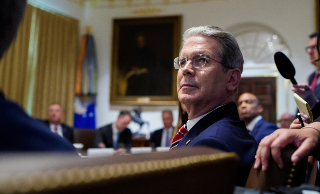 ASV finanšu ministrs Skots Besents (Scott Bessent).