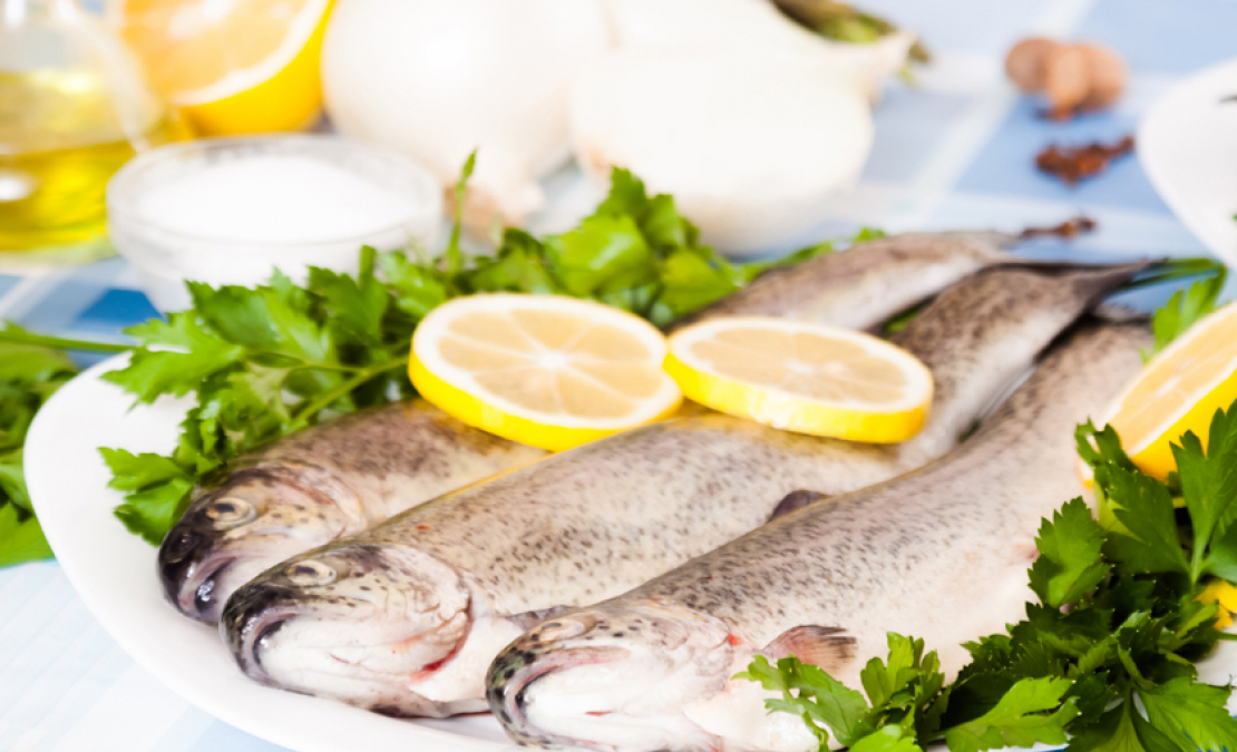 Vārītas foreles. Vārītas foreles.