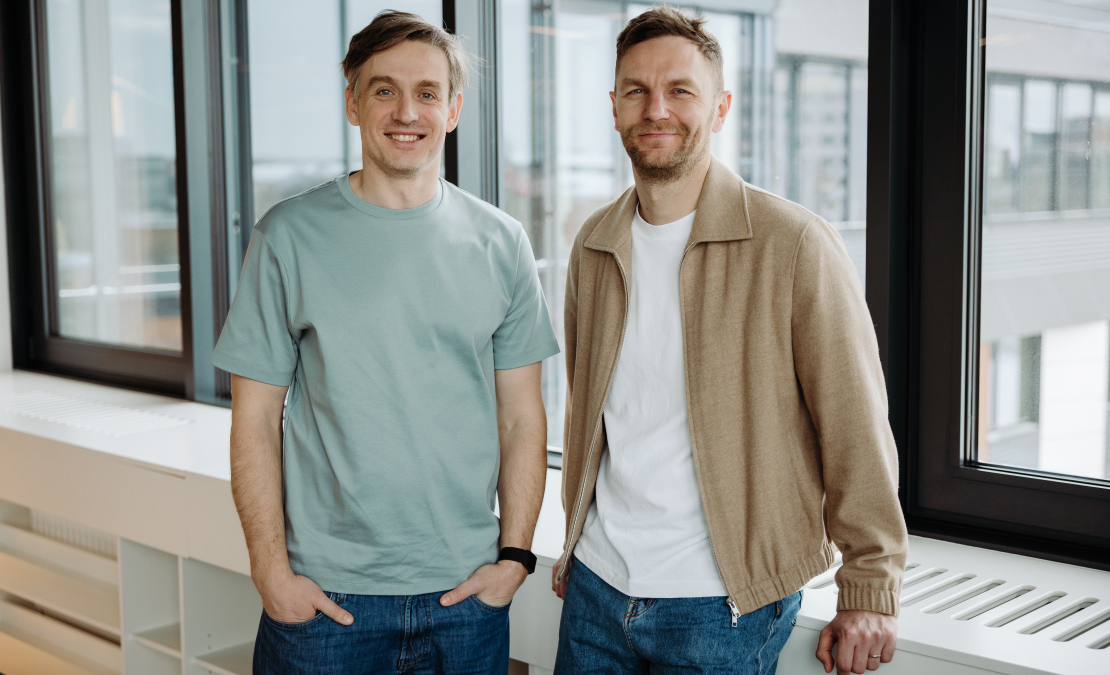 AS "Mintos Marketplace" vadītājs Mārtiņš Šulte un uzņēmuma līdzdibinātājs, izpilddirektors Mārtiņš Valters.