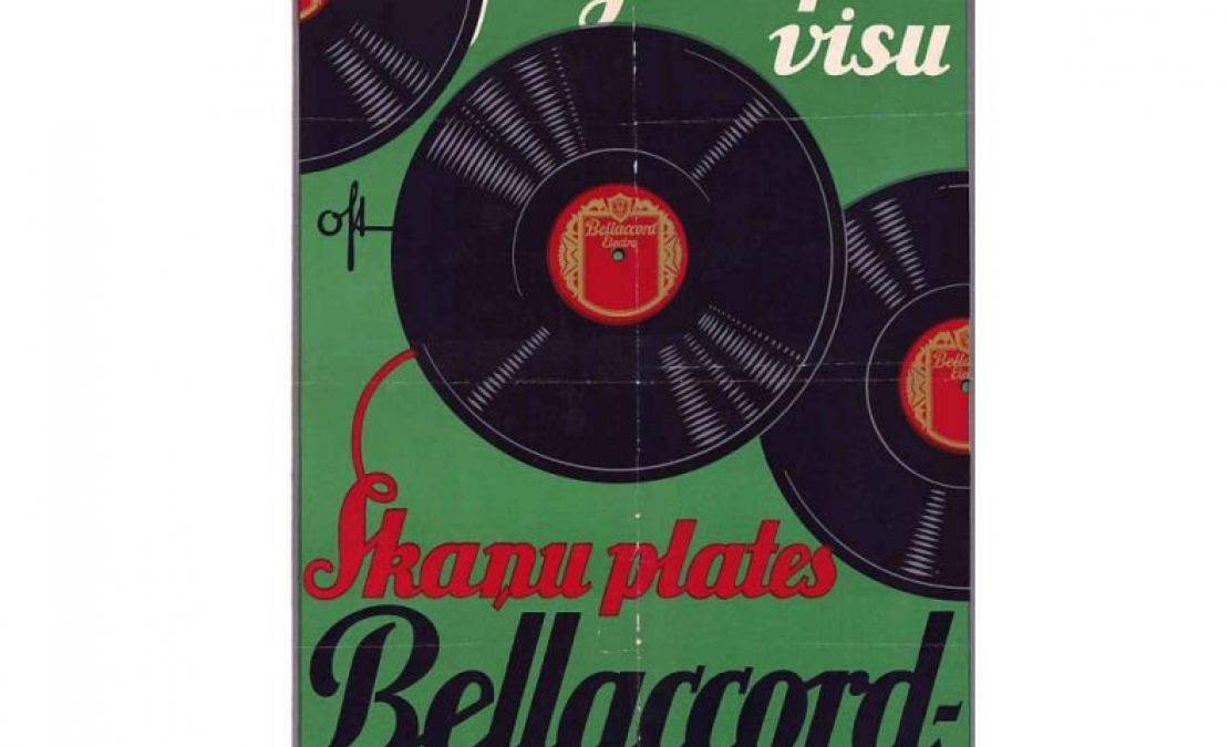 "Bellacord" 20. gs. 30. gadu plakāts.