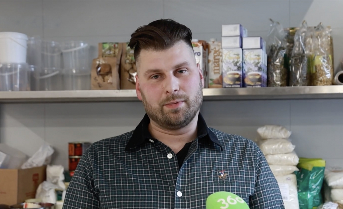 Zemnieku kooperatīva “Ekoloģisks.lv” valdes loceklis, zemnieks Raitis Rodiņš.