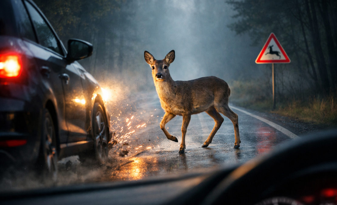 Apdrošinātājs: pavasarī vairāk sadursmju ar meža zvēriem – 69 % gadījumu auto bojā stirnas. Apdrošinātājs: pavasarī vairāk sadursmju ar meža zvēriem – 69 % gadījumu auto bojā stirnas.