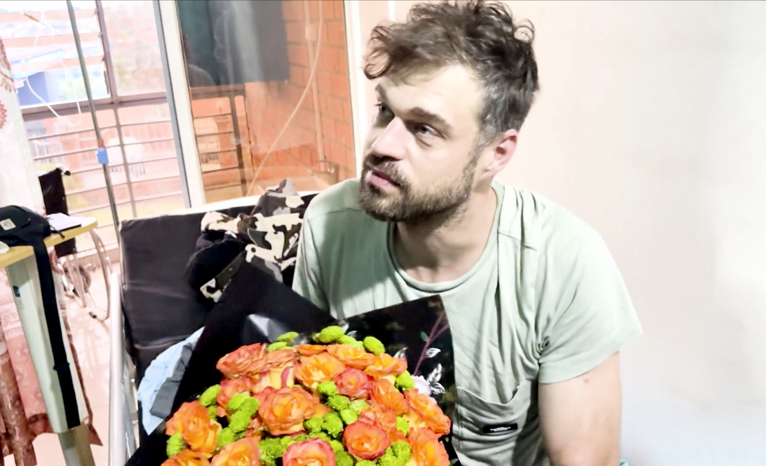 Aivis Ceriņš slimnīcā. Aivis Ceriņš slimnīcā.