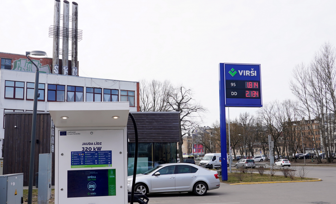 Degvielas uzpildes stacija "Virši" 2026. gada 24. martā. Degvielas uzpildes stacija "Virši" 2026. gada 24. martā.