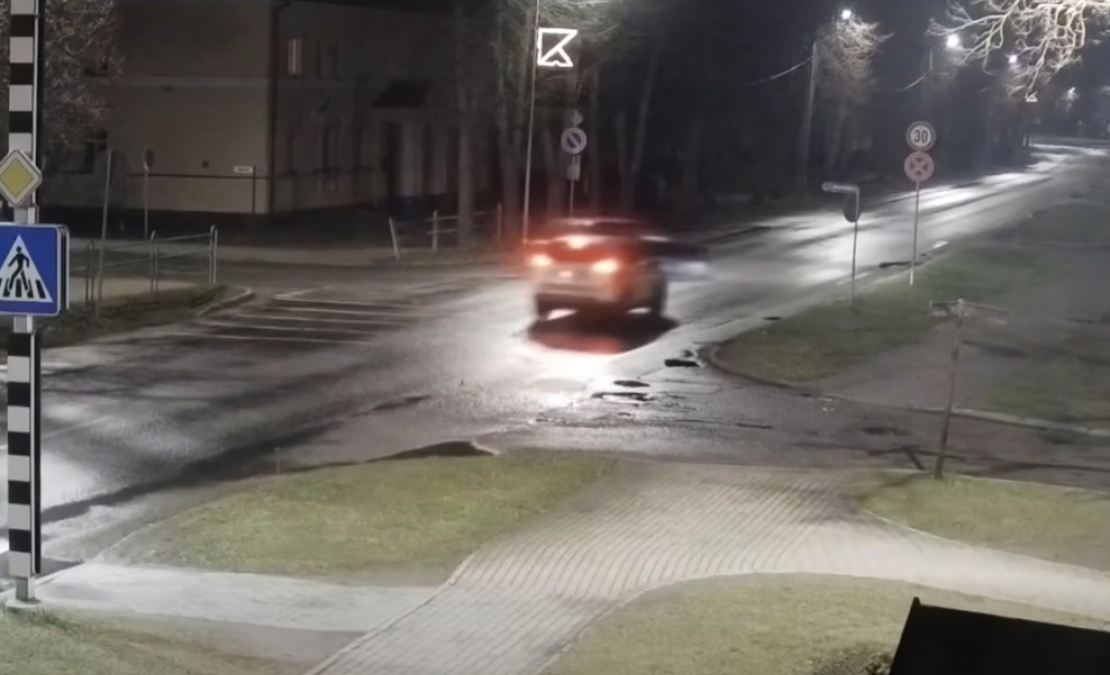 Potenciālās avārijas mirklis.