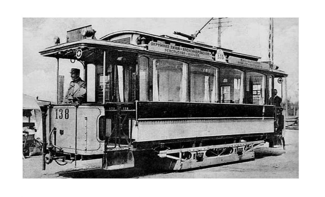 Rīgas tramvajs 20. gs. sākumā.