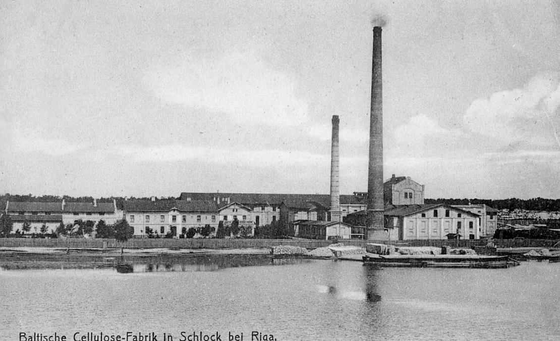 Slokas papīrfabrika 19./20. gs. mijā.