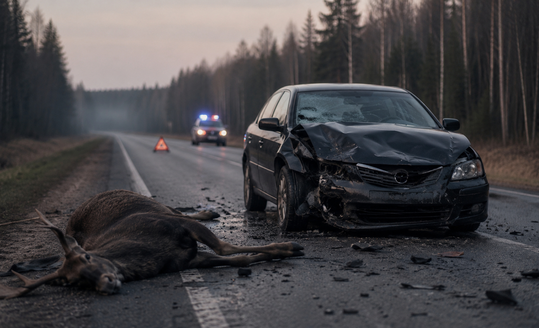 Sestdien rītausmā Krāslavas novadā automašīnas "VW Passat" sadursmē ar meža dzīvnieku gājis bojā transportlīdzekļa vadītājs. Sestdien rītausmā Krāslavas novadā automašīnas "VW Passat" sadursmē ar meža dzīvnieku gājis bojā transportlīdzekļa vadītājs.