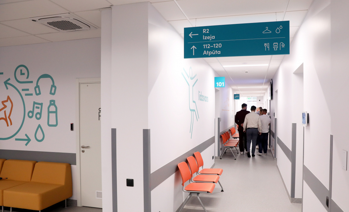 Bērnu Klīniskās universitātes slimnīcas Sporta medicīnas centra telpas.
Bērnu Klīniskās universitātes slimnīcas Sporta medicīnas centra telpas.