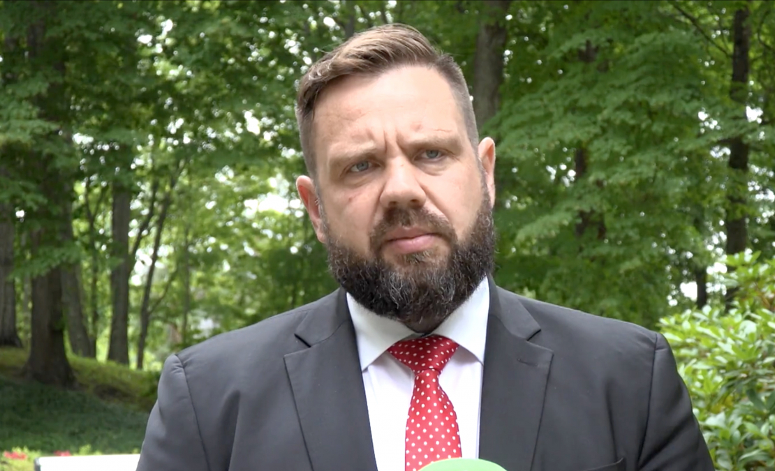 Klimata un enerģētikas ministrs Jānis Vitenbergs. Klimata un enerģētikas ministrs Jānis Vitenbergs.