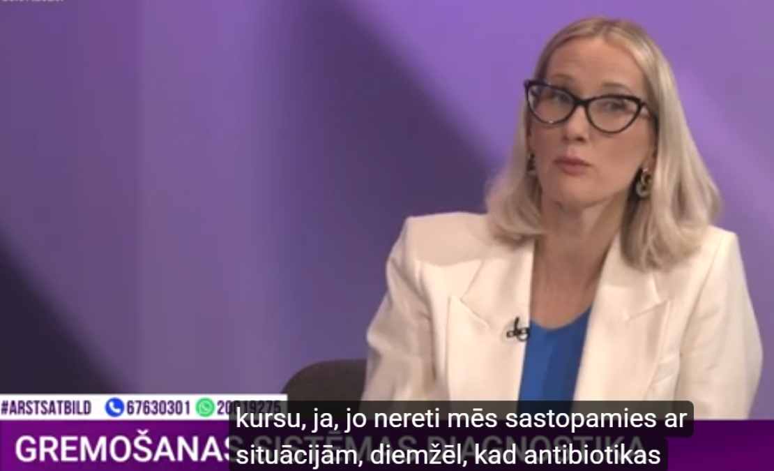  Vēdera klīnikas vadītāja, gastroenteroloģe, endoskopiste Ilona Vilkoite.