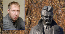 Viesturs Sprūde par A. Upīša pieminekli