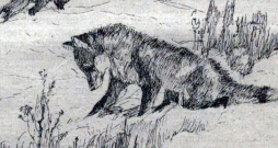 Pēdējā stunda. Ilustrācija izdevumā "Mednieks un Makšķernieks" (1923. gada 1. dec.). Pēdējā stunda. Ilustrācija izdevumā "Mednieks un Makšķernieks" (1923. gada 1. dec.).