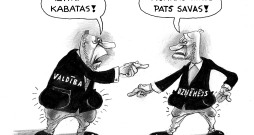 Zīmē Ēriks Ošs. Iztīri kabatas!
