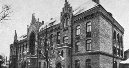 Rīgas pilsētas slimnīcas galvenā ēka 20. gs. sākumā.